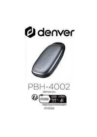 Notice DENVER PBH4002 Batterie portable