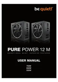 Notice Be Quiet! PURE POWER 12 M Cargador de teléfono