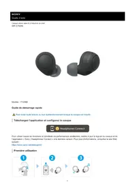 Notice SONY WFC700N Casque audio