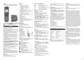 Notice SWITEL DC59071 Téléphone sans fil