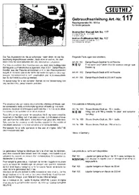 Notice Seuthe 117 Commutateur