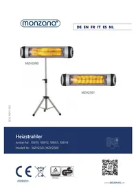 Notice Monzana MZH2500 Chauffage électrique