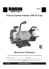 Notice RIKON 80808 Broyeur