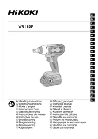 Notice HiKOKI WR18DF Schrauber
