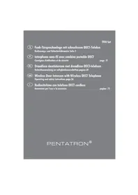 Notice Pentatron TF04 Interphone
