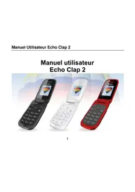 Notice ECHO CLAP 2 Téléphone mobile