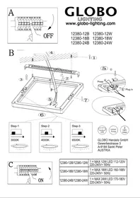 Notice Globo 1238024W Lampe