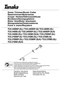 Notice HiKOKI TCG24EBDP Aparador de relva