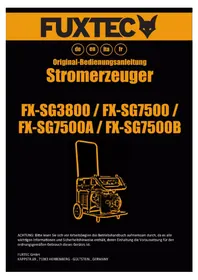Notice Fuxtec FXSG7500B Generatore