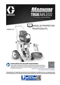 Notice GRACO MAGNUM PROX19 CORDLESS Pulvérisateur électrique