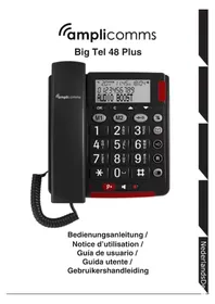 Notice Amplicomms BIGTEL 48 PLUS Téléphone
