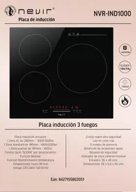 Notice NEVIR NVRIND1000 Cuisinière