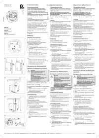 Notice BERKER 284401 Prise murale