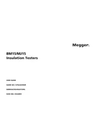 Notice Megger BM15 équipements de mesure