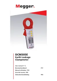 Notice Megger DCM305E équipements de mesure