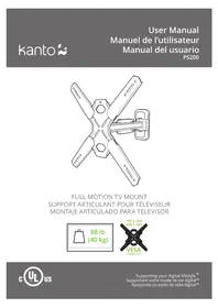 Notice Kanto PS200 Support mural pour téléviseur