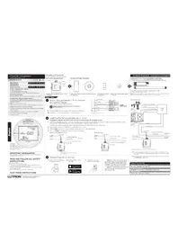 Notice Lutron RMJS8TNDVB Gradateur