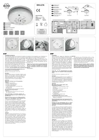Notice ELRO RM127K Détecteur de fumée