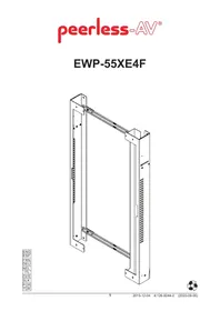Notice Peerless-AV EWP55XE4F Support mural pour téléviseur