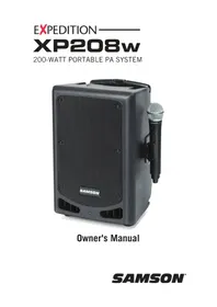 Notice SAMSON SAXP208W Système hifi