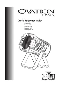 Notice Chauvet OVATION P56UV Projecteur lumineux