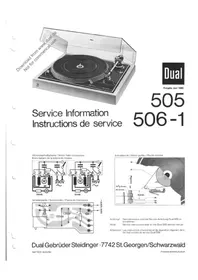 Notice DUAL 506 Platine_disque