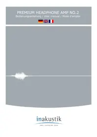 Notice In-akustik PREMIUM HEADPHONE AMP NO.2 Ecouteur