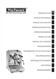 Notice LA PAVONI NEW BOTTICELLI SPECIALITY Maquina de cafe