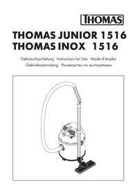 Notice THOMAS JUNIOR 1516 Aspirateur