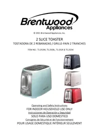 Notice Brentwood TS292B Grille pain