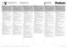 Notice THEBEN THELEDA S20L Éclairage