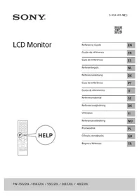 Notice SONY FW55EZ20L Οθόνη
