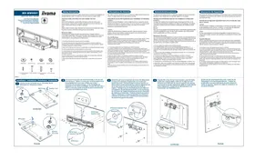Notice IIYAMA MDWM0001 Support écran plat