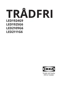 Notice IKEA TRÅDFRI 905.493.73 Oświetlenie