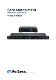 Notice PRESONUS QUANTUM HD 8 Système hifi