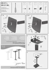 Notice My Wall HS 21 Support des enceintes