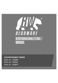 Notice Bearware 306870 Minuteur