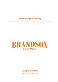 Notice Brandson 304520 Ouvre-porte de garage