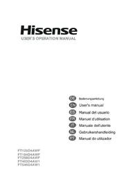 Notice HISENSE FT125D4AWF Airconditioner