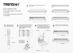 Notice TRENDNET TCP24C6AHS Matériel réseau