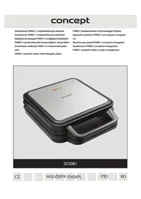 Notice Concept SV3081 Grille pain