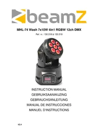Notice BeamZ MHL74 150.518 Projecteur lumineux