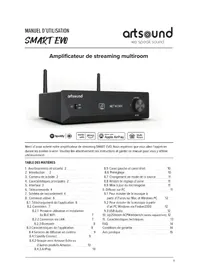 Notice Artsound SMART EVO Amplificateur audio