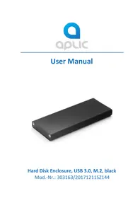 Notice Aplic 303163 Disque dur