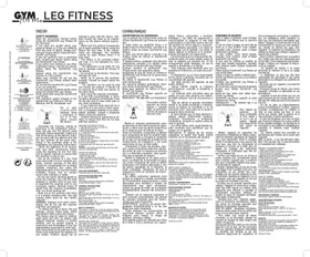 Notice Gymform LEG FITNESS Appareil de fitness