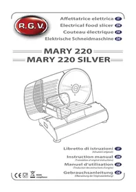 Notice RGV MARY 220 Trancheuse
