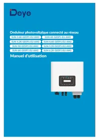 Notice Deye SUN6KG05P1EUAM2 Panneau solaire