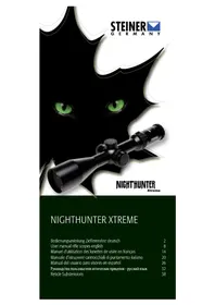 Notice Steiner NIGHTHUNTER XTREME 210X50 Lunette de visée