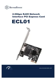 Notice SILVERSTONE ECL01 Carte réseau