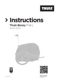 Notice THULE BEXEY M REMORQUE A VELO